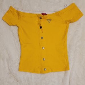 Women's Guess Off Shoulder Top Sz M